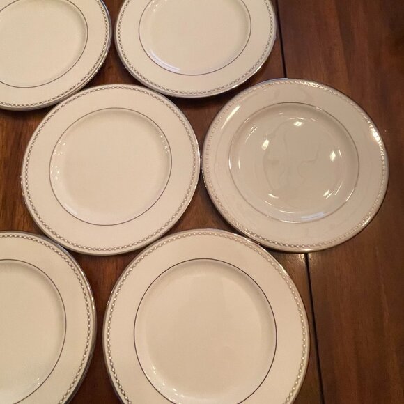Salad Plate Pearl Platinum by Lenox - 1, 2, 3, 4, 5 & 6 Available - Picture 7 of 10